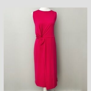 NWT Rachel Roy Dress Plus Curvy Collection Faux Wrap Draped Front Sleeveless 1X